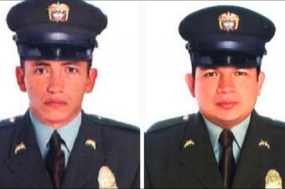 Policías asesinados en Casanare