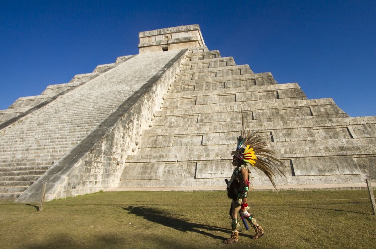 Pirámide de Kukulkán, en México.