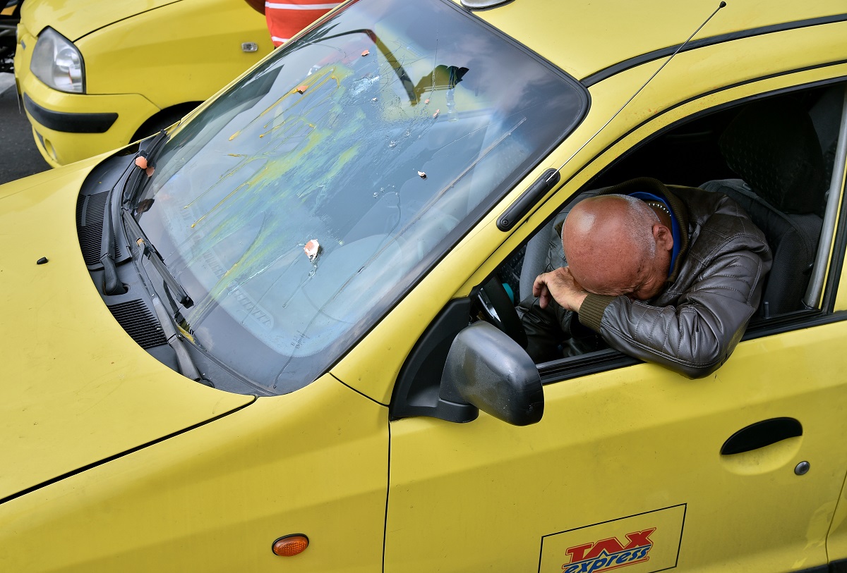Taxista Ilustración