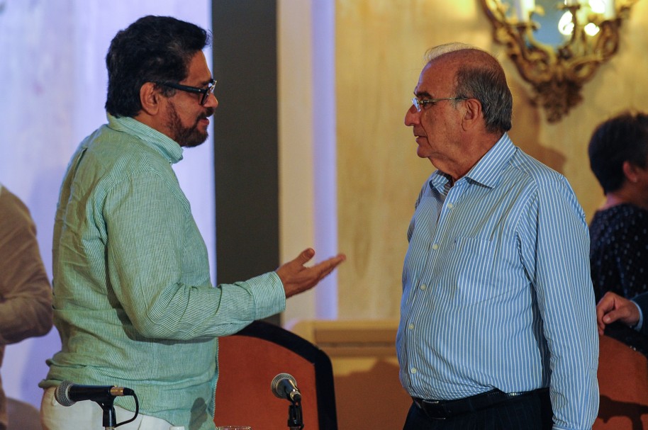 'Iván Márquez' y Humberto de la Calle