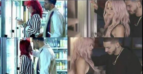 Rihanna y Drake / Shakira y Maluma