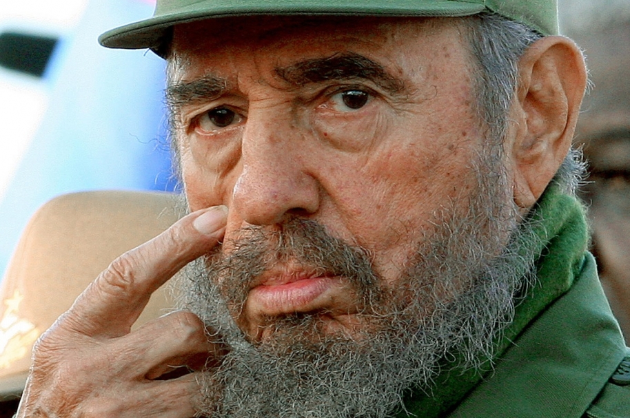 Fidel Castro, expresidente de Cuba y líder comunista.