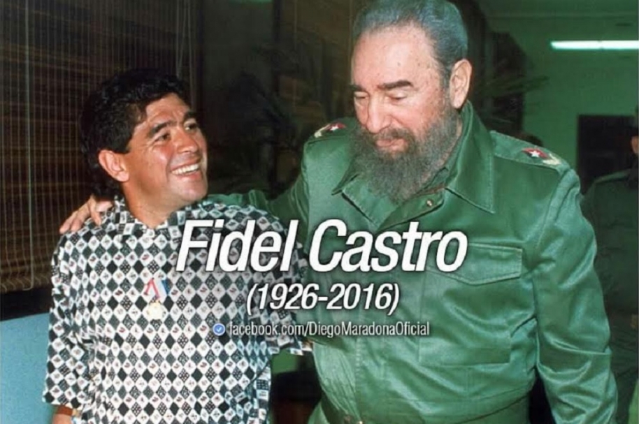 Maradona y Fidel