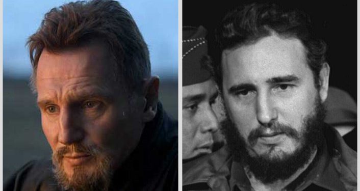 Lian Neesom y Fidel Castro