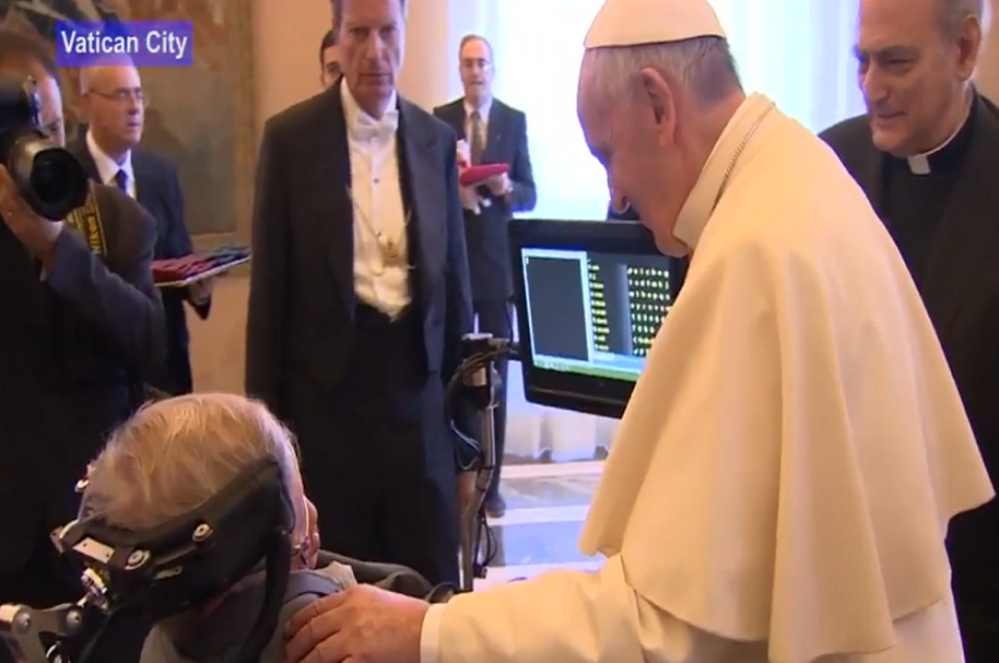El Papa Francisco y Stephen Hawking se reúnen en el Vaticano