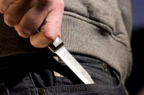Atracos, cuchillo, arma
