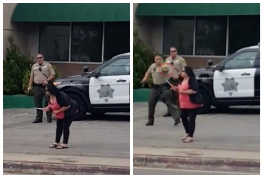 Mujer es neutralizada por policía con un 'taser'. Pulzo.com