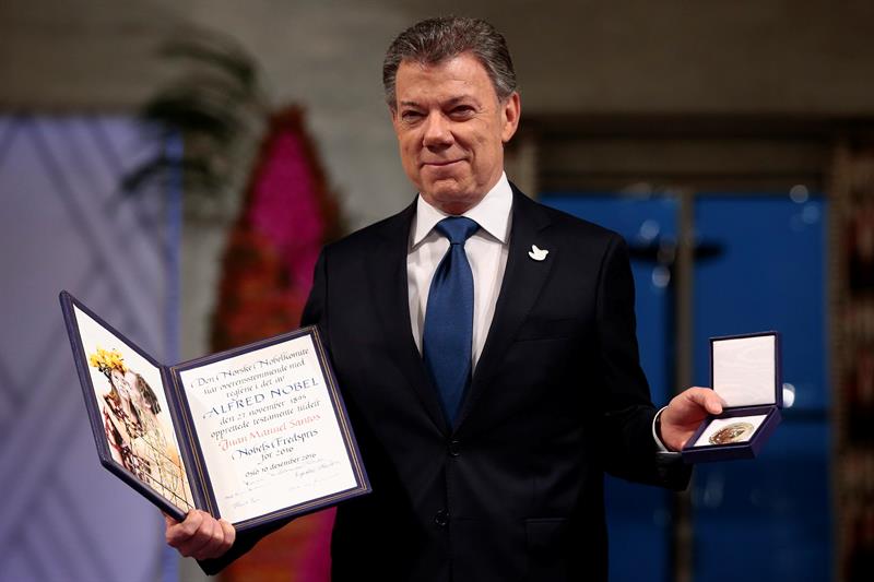 Premio Nobel de Paz para Juan Manuel Santos