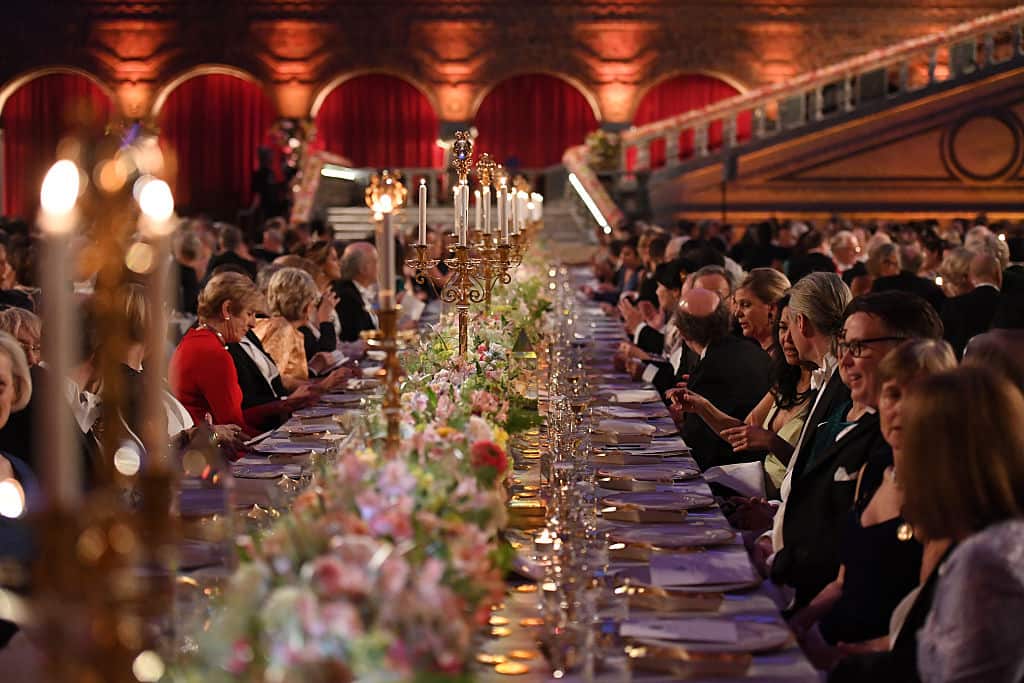 Langosta y codorniz, en el menú del banquete de los Premios Nobel.