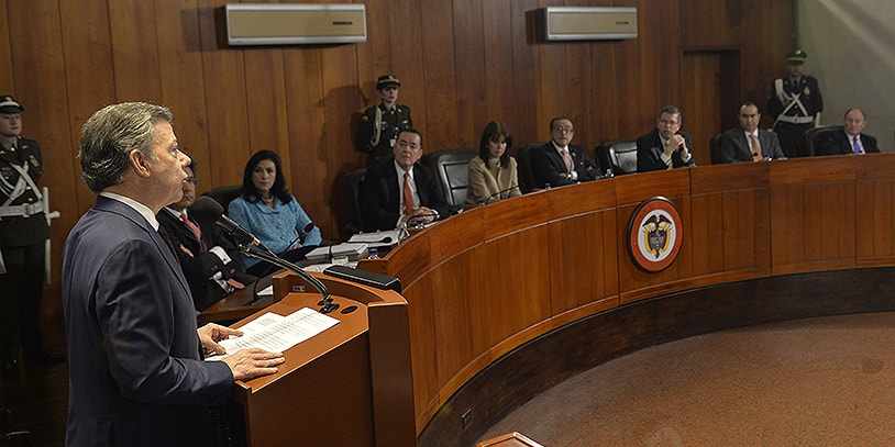 Santos en la Corte Constitucional