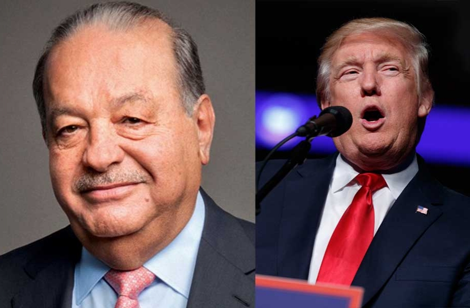 Donald Trump y Carlos Slim