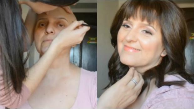 Tutorial de maquillaje para mujeres con cáncer.