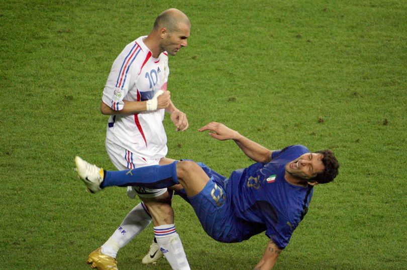 Zinedine Zidane y Marco Materazzi