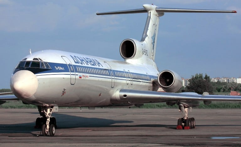 Avión militar Tupolev 154