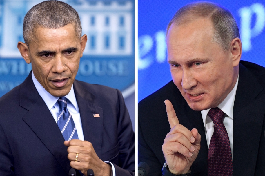 Barack Obama y Vladimir Putin.