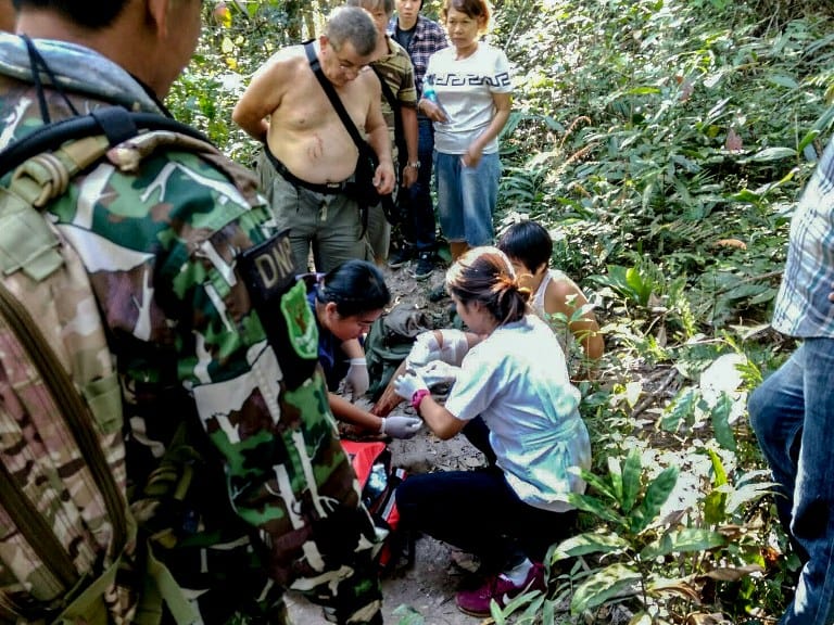 Ataque de cocodrilo en Tailandia