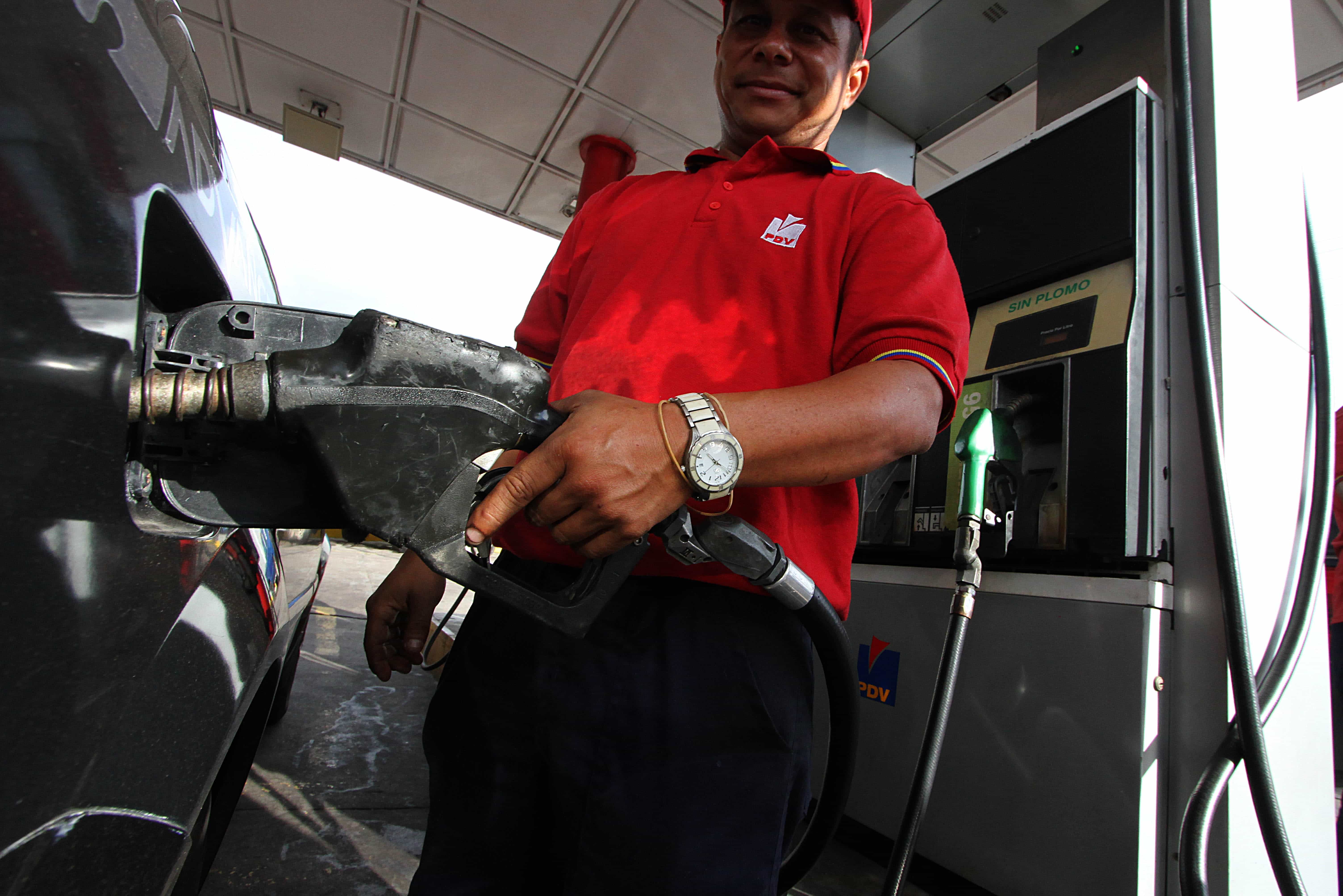 Gasolina en zona fronteriza de Venezuela