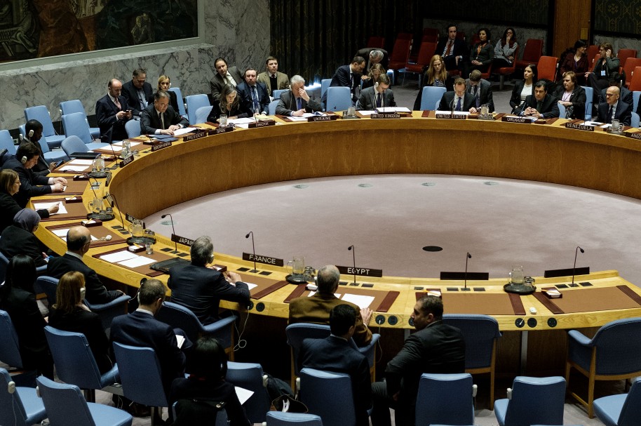 Reunión del Consejo de Seguridad de la ONU, en Nueva York