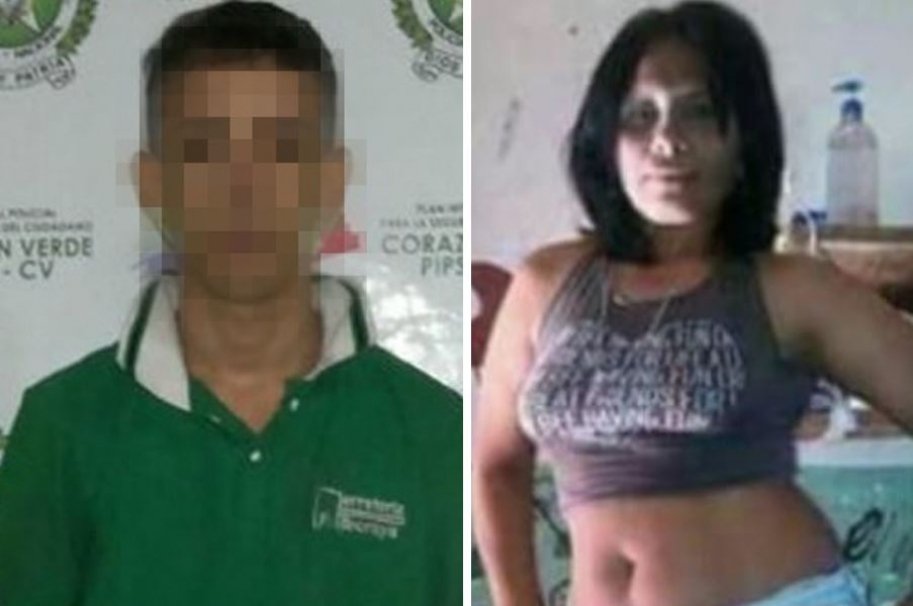 Breiner David Hernández Lara y su exsuegra Esmeralda del Carmen Polo Navas, asesinada
