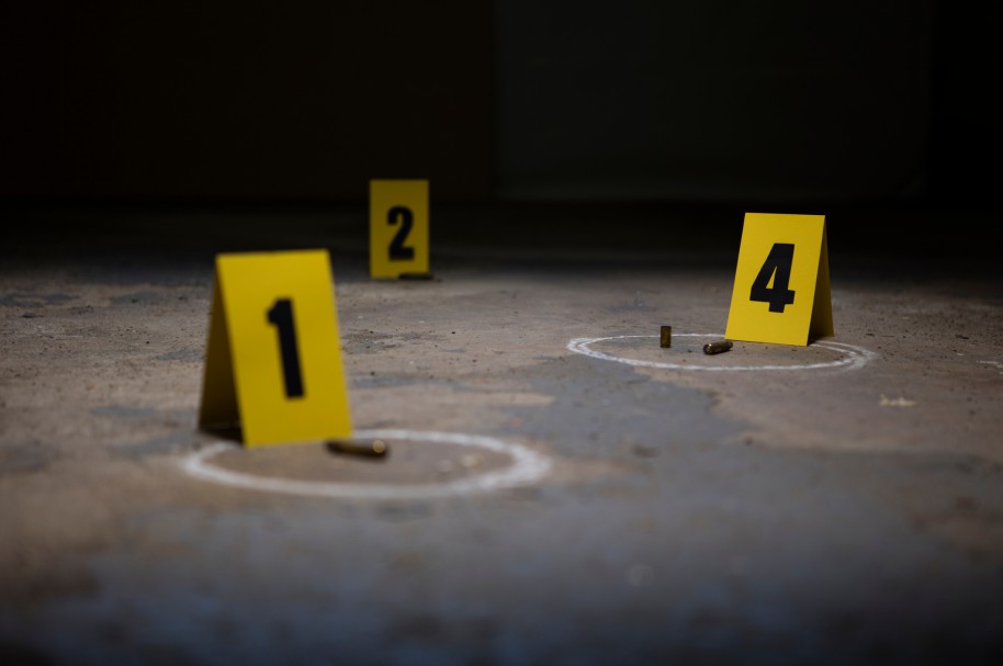 Marcadores de escena del crimen