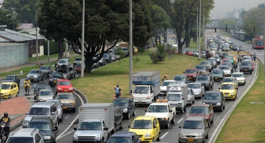 Tráfico en Bogotá