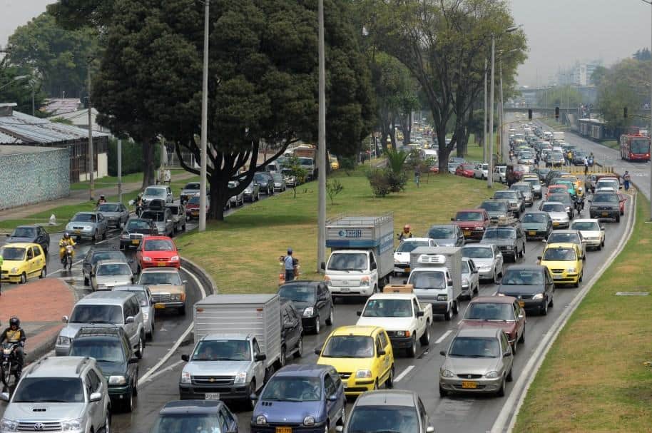 Tráfico en Bogotá