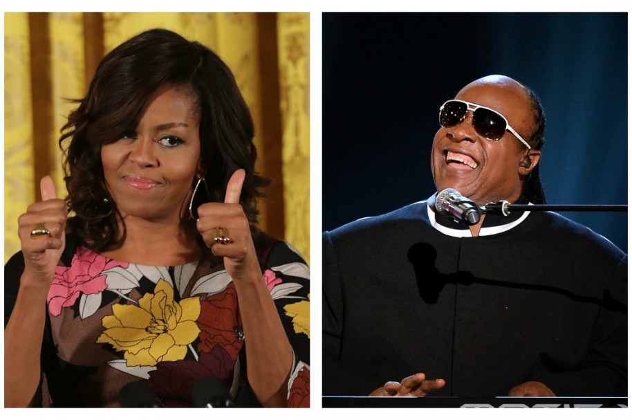 Michelle Obama / Stevie Wonder
