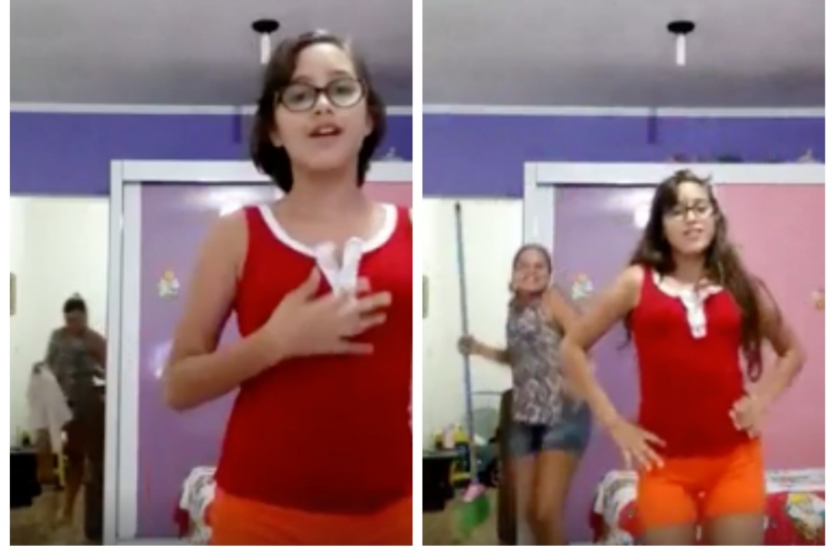 Madre e hija bailan en video. Pulzo.com