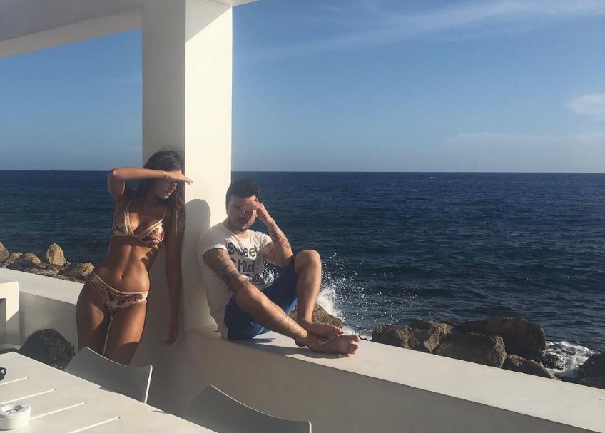 Paulina Vega y el fotógrafo Camilo Villabona