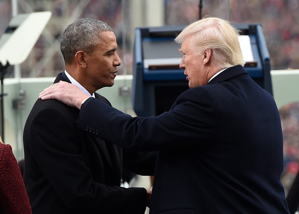 Barack Obama y Donald Trump