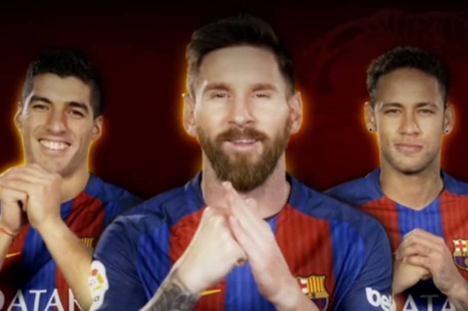 Suárez, Messi y Neymar