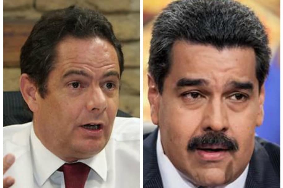 Nicolás Maduro y Germán Vargas Lleras