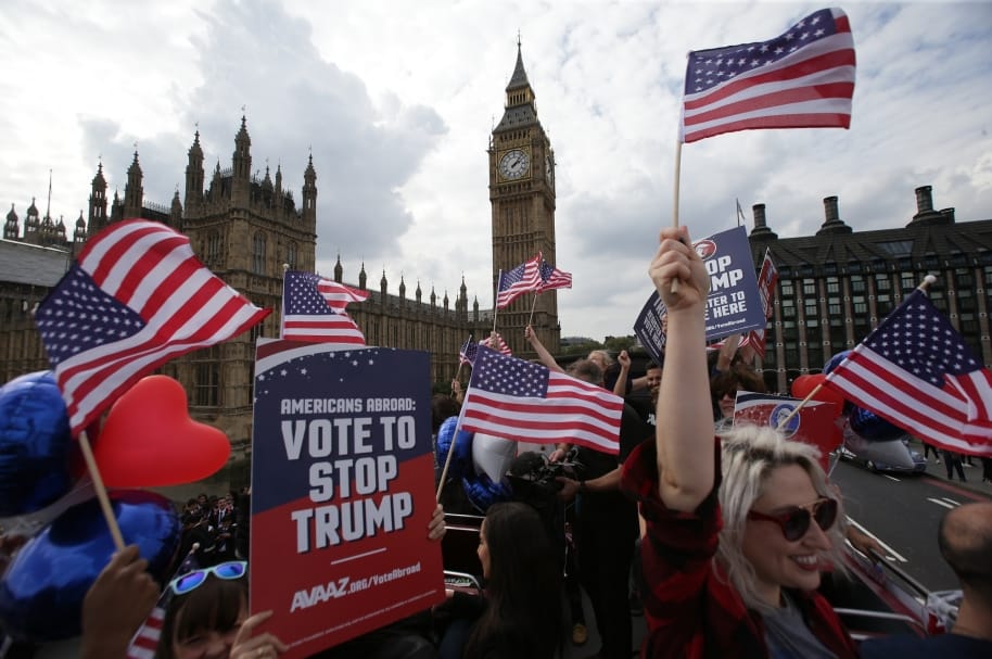 Protestas contra Trump en el Reino Unido