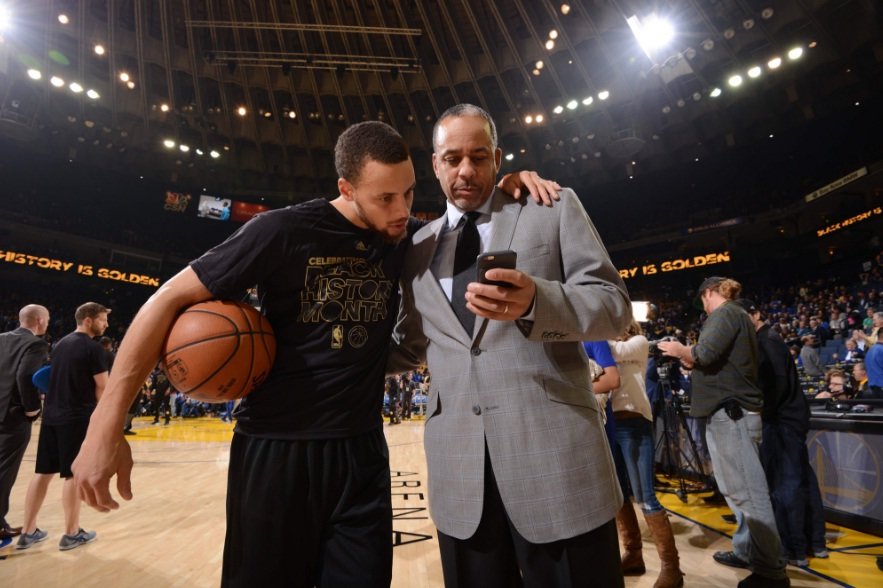 Stephen y Dell Curry