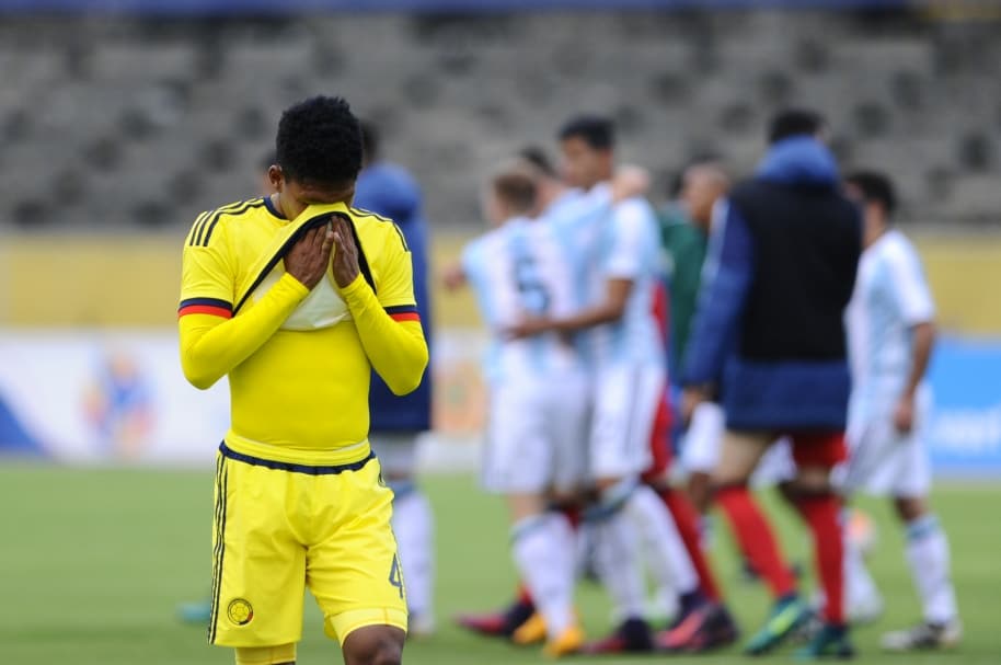 Joan Castro lamenta la derrota de la selección Colombia ante Argentina Joan Castro lamenta la derrota de la selección Colombia ante Argentina
