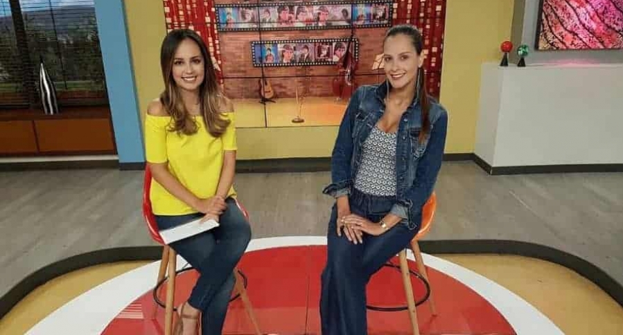 Milena López y Laura Acuña, presentadoras de 'Muy buenos días' de RCN.