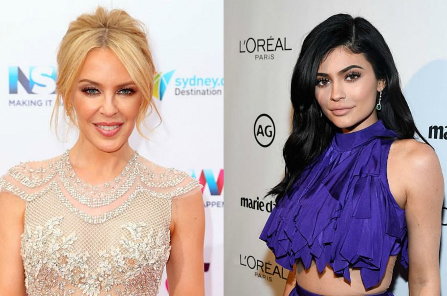 Kylie Minogue y Kylie Jenner