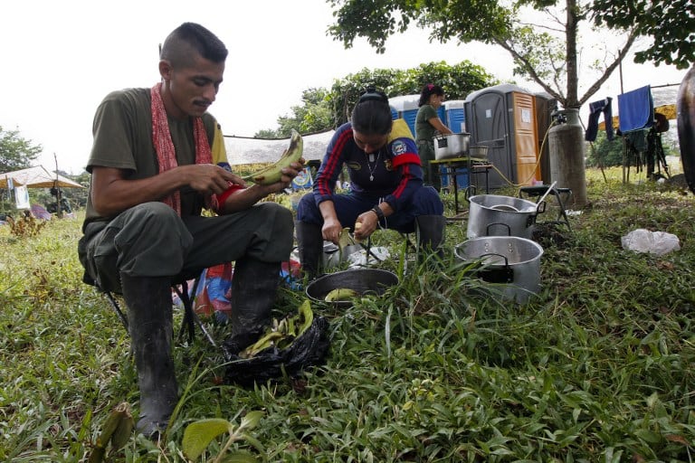 Farc en las zonas de concentración