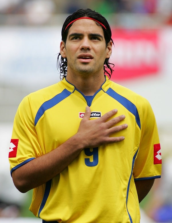 Falcao García en la Selección Colombia (2007).