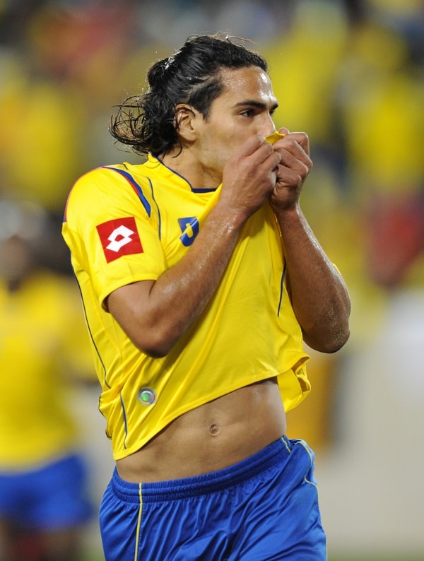 Falcao García en la Selección Colombia (2010).