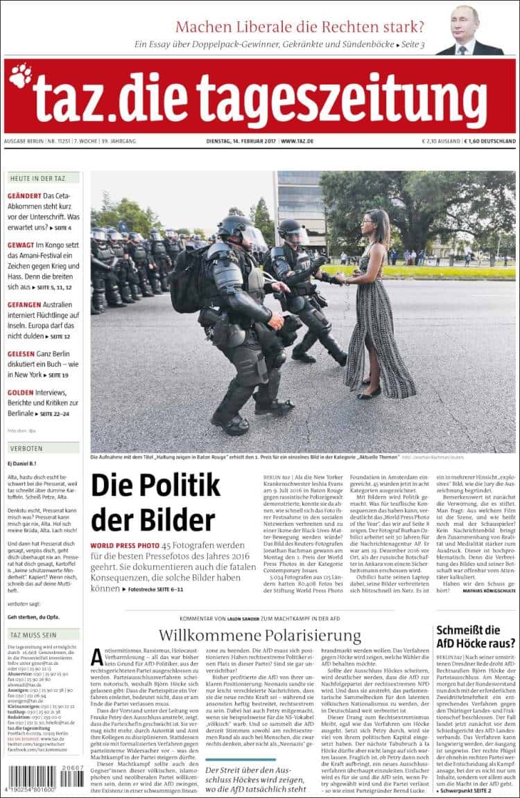 15 tageszeitung.750