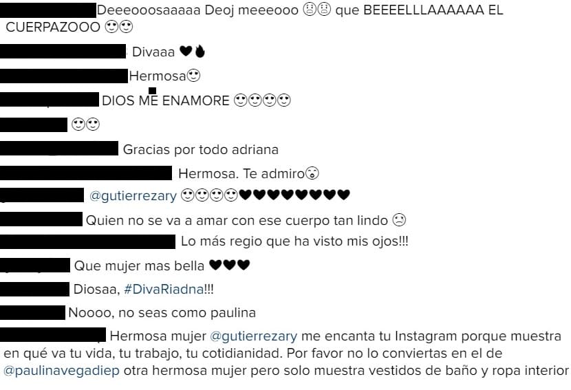 Toples de Ariadna Gutiérrez en Instagram