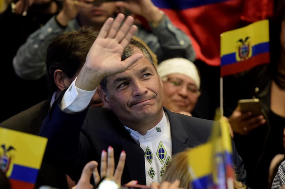 Rafael Correa, presidente de Ecuador.