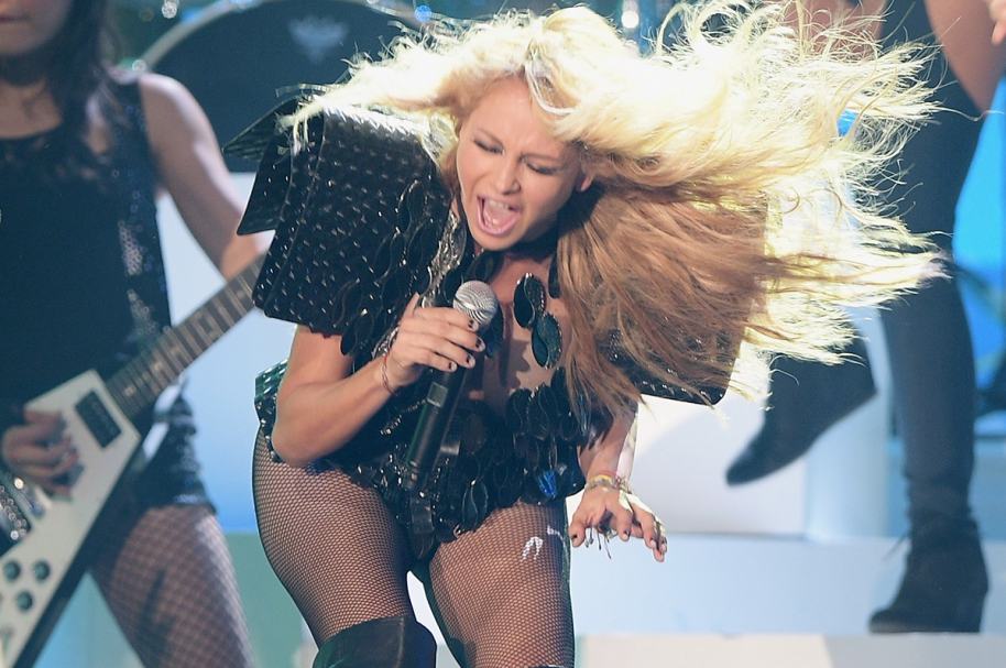 Paulina Rubio, cantante mexicana.
