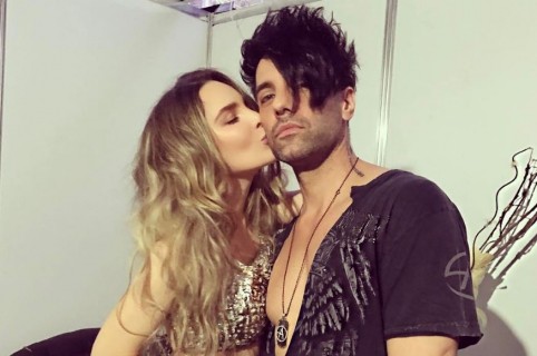 Belinda, cantante, y Criss Angel, ilusionista.