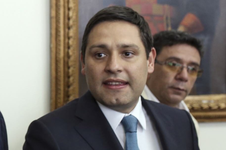 Mauricio Lizcano, presidente del Senado.