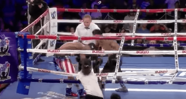 Pelea entre boxeadores Joshua Pagan y José Resendez. Pulzo.com