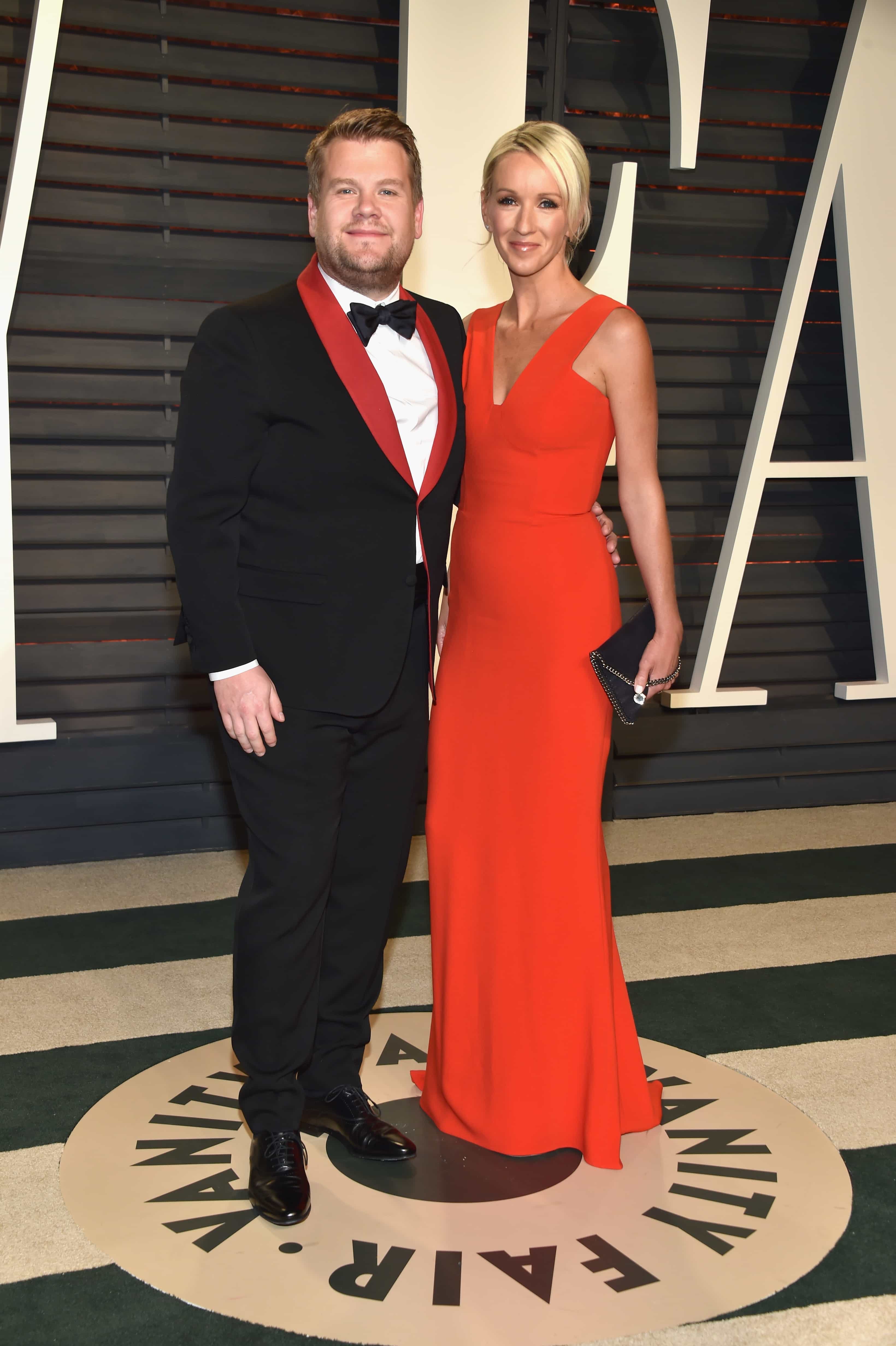 James Corden y  Julia Carey