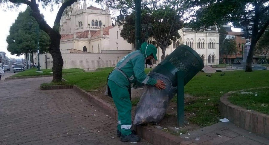 Recolección de basuras en Bogotá