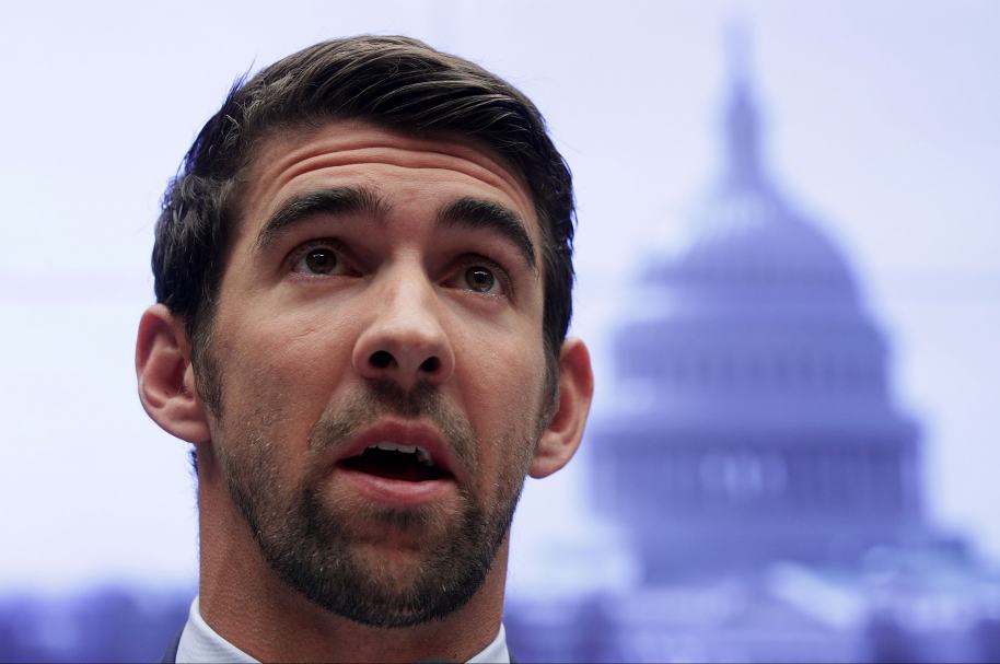 Michael Phelps en el Congreso